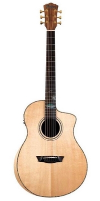 Akustická gitara Washburn Bella Tono Allure SC56S Studio Comfort, prírodný lesk